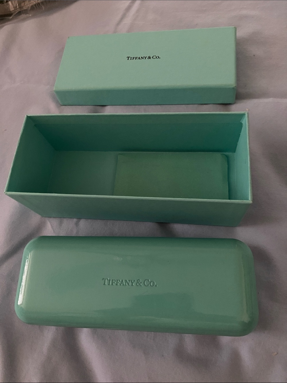 Tiffany & Co. Robin's Egg Blue eye glass case only